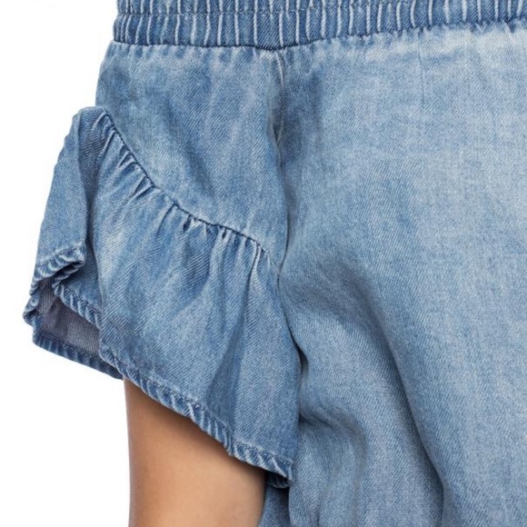 All Saints Adela Denim Jumpsuit - Picture 5 of 7